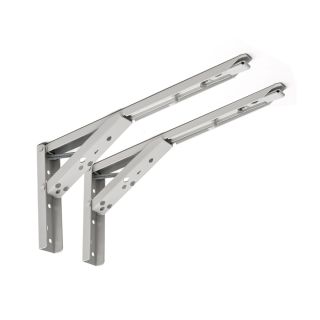 Folding Bracket, White, 292mm x 135mm, 2 Pieces