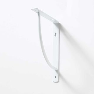 Roma Shelf Bracket, White, 185mm x 185mm