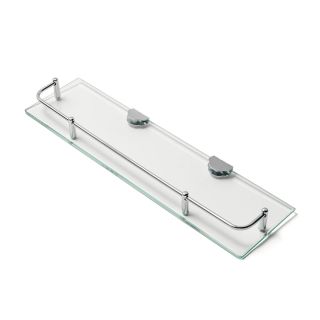 Glass Shelf, Stainless Steel, 400mm x 110mm x 6mm