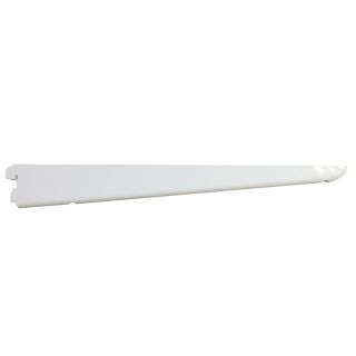 Double Slot Wallband Bracket, White, 365mm
