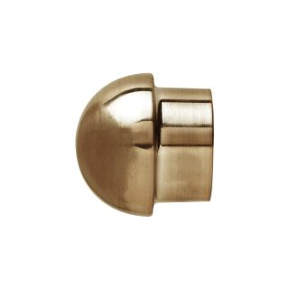 Steel Rod Collar End Dome, Bronze, 25mm