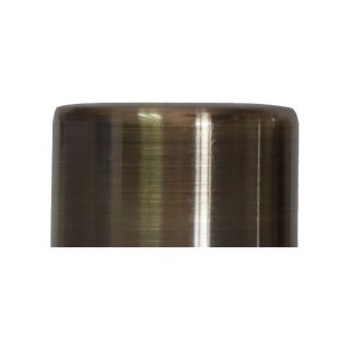 Steel Rod Finial, End Cap, Bronze, 32mm, 2 Pieces