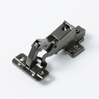 Hinge, Star, Soft Close, Full Overlay 165°, Cam Adjustable 4 Hole Plate, Black Nickel