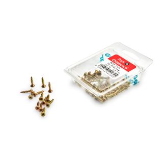 Chipboard Screws, Pozi, No.4, 3mm x 16mm, 50 Pieces