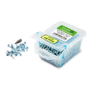 Chipboard Screws, Square, No.6, 3.5mm x 16mm, 1000 Pieces