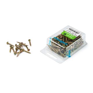 Chipboard Screws, Square, No.6, 3.5mm x 25mm, 200 Pieces