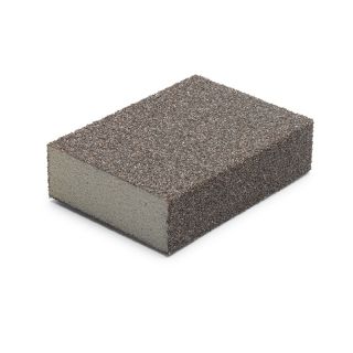 Foam Abrasive Sanding Block, 4-Sided, Fine