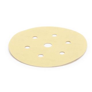 Gold Sanding Disc, Grip, 6+1 Holes, 150mm, P100