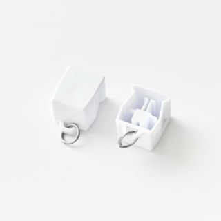 Curtain Track End Cap, Rollo, 2 Pieces