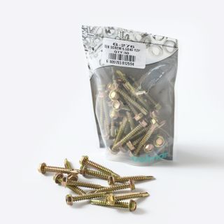 Tek Screw, Self Drilling, 5.5mm x 40mm, Yellow Zinc Passivate, 50 Pieces