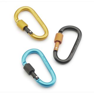 Aluminium Carabiner Hook, 3 Pieces