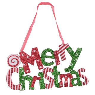 Merry Christmas Sign, 190mm x 100mm