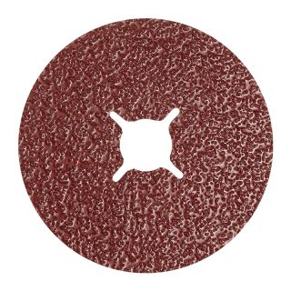 Aluminium Oxide Resin Fibre Disc, 115mm x 22mm, P60