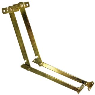 Folding Stay, Brass Plated, 152mm, 2 Pieces