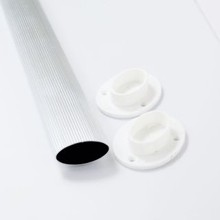 Oval Rail, Aluminium, 1 Meter, Includes Holders