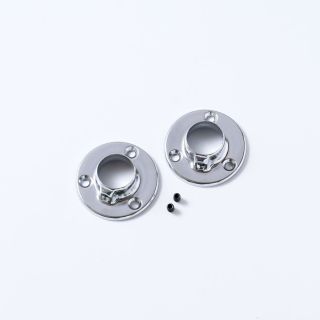 Flange Bracket, Zamac, 19mm, 2 Pieces