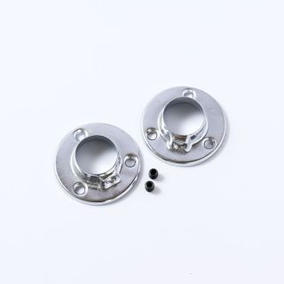 Flange Bracket, Zamac, 25mm, 2 Pieces