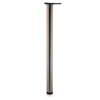 Kitchen Leg, H870mm x 60mm, Brushed Satin Nickel