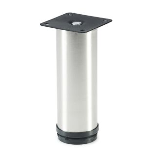Round Leg, Eco, Adjustable, H150mm, Stainless Steel