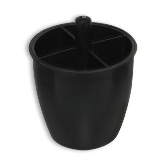 Cup Leg, H80mm x 80mm, Black Plastic