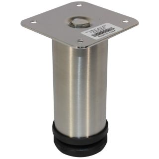 Round Leg, Adjustable, H120mm x 50mm, Stainless Steel