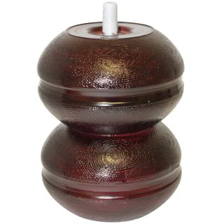 Double Bunfoot, H140mm x 110mm, Brown Plastic