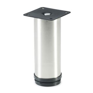 Round Leg, Eco, Adjustable, H120mm, Stainless Steel
