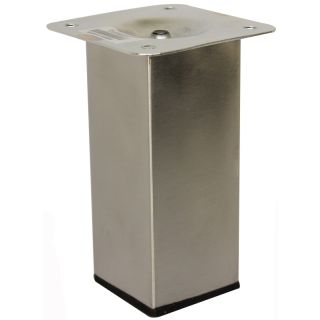 Square Leg, H125mm x 50mm, Stainless Steel