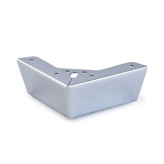 Corner Leg, H55mm x 120mm, Chrome Plated