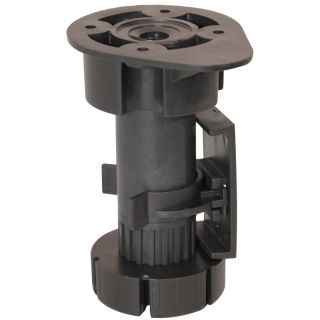 Kitchen Leg, Adjustable, H98mm - 122mm, 4 Pieces with Clips