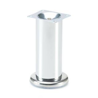 Round Leg on Base, Eco, H120mm, Chrome Plated