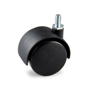 Twin Castor, with Threaded Pin, 50mm