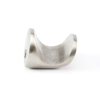 Finger Pull Knob, Brushed Satin Nickel, 18mm