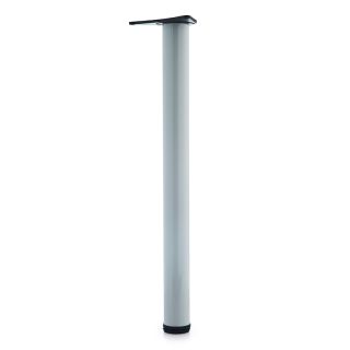 Office Leg, H710mm x 60mm, White