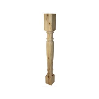 Classic Kitchen Leg, H880mm x 90mm, Raw Pine