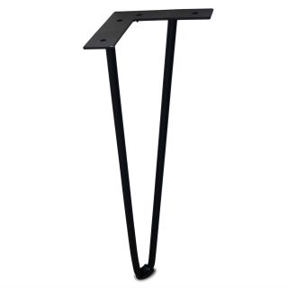 Hairpin Leg, H410mm x 10mm, Black