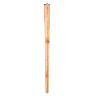 Cone Leg with M8 Bolt, H715mm x 45mm x 25mm, Raw Pine