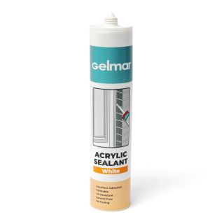 Gelmar Acrylic Sealant, White, 280ml