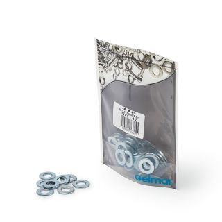 Flat Washers, M8 x 16mm, 40 Pieces