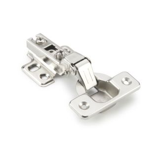 Hinge, Eco, Half Overlay 110°, 10mm, 4 Hole Plate