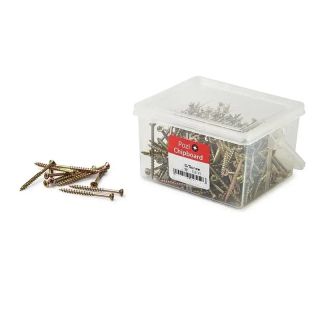Chipboard Screws, Pozi, No.10, 5mm x 65mm, 1000 Pieces