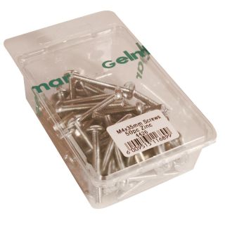 Machine Screws, M4 x 35mm, 50 Pieces