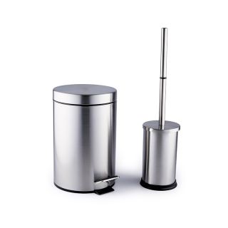 Bathroom Set, Stainless Steel, 2 Pieces