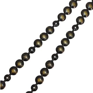 Nail Head Strip, Antique Brass, 16mm x 1m