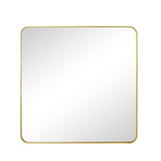 Mirror, Square, Gold Frame, 800mm x 800mm