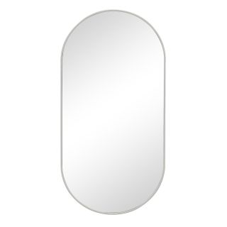 Mirror, Oval, Silver Frame, 500mm x 1000mm