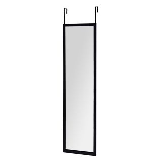 Mirror, Over-Door Hook, Black, 1200mm x 300mm