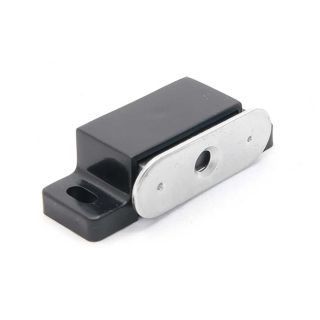 Magnetic Catch, Black, Plastic, 10 Pieces