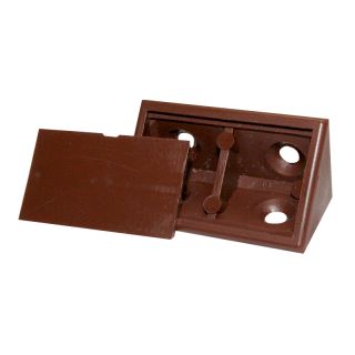 Corner Block with Cap, Brown, 40 Pieces