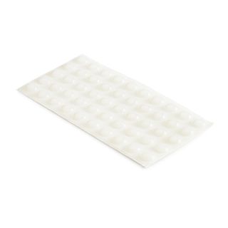 Stick on Door Bumpers, 9mm x 3mm, Rubber, Clear, 50 Pieces